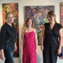 Vernissage "Zwischen-Welten" am 9.9.23 mit Hanne Ness; Hanne Ness, Jessica Euler, Christina Ness