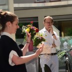 Vernissage Josephine Adu - ABLEGEN - am 2. Juli 2022; Einführung Lisa Schorr, Galerie Haus zum Stein