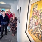 "Ein Narr an der Staffelei - 90 Jahre Herbert Bonewitz" - Vernissage 2. November 2023, Foto: Sascha Kopp